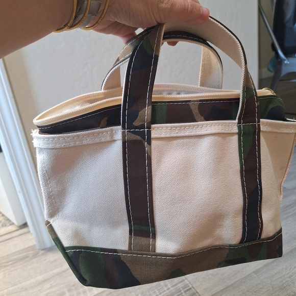 L.L. Bean Camouflage Mini Tote Bag - Picture 4 of 5